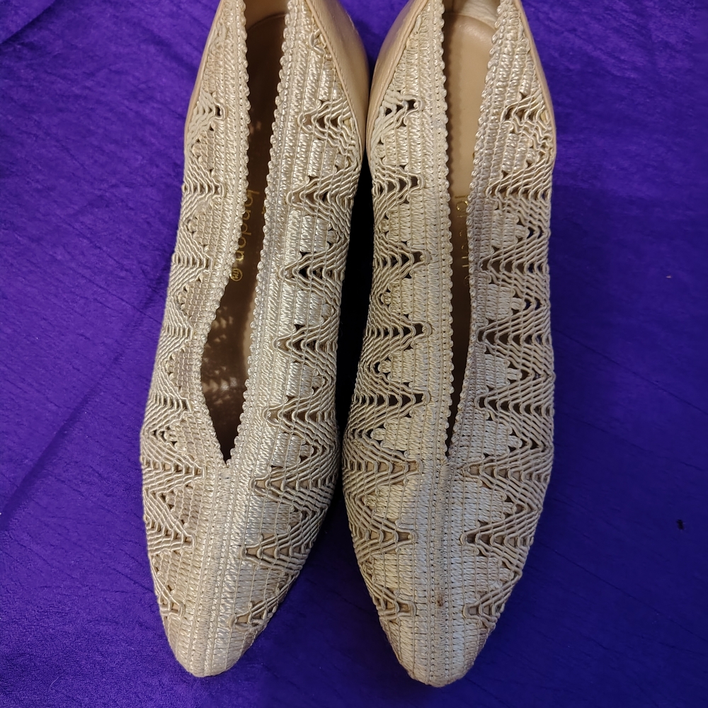 Elegant Beige Women's Kitten Heels